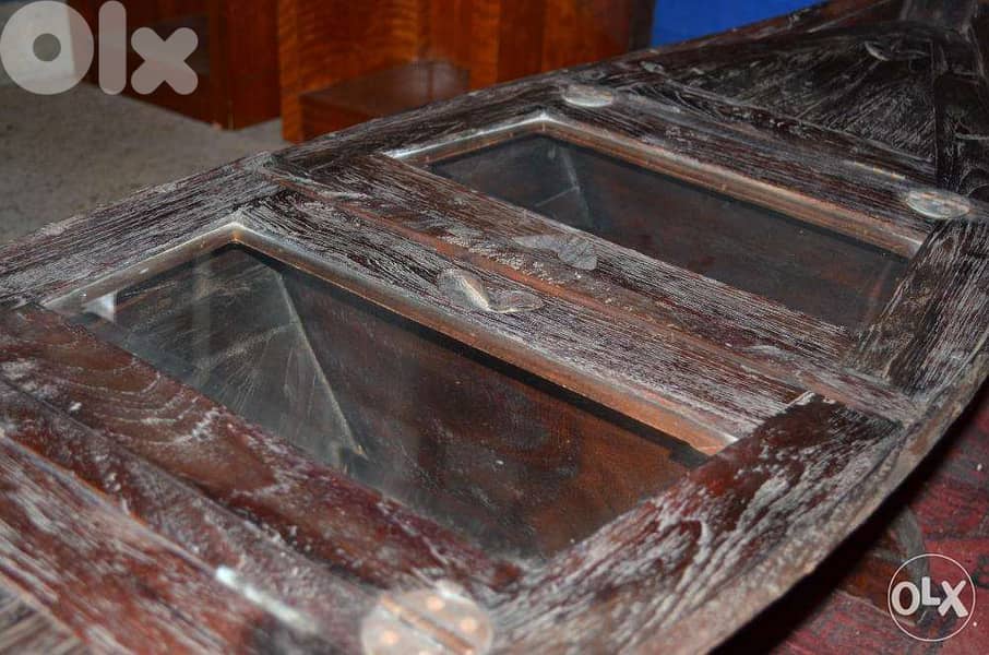 solid wood teak chezlong top leather design ship with teak table same 2