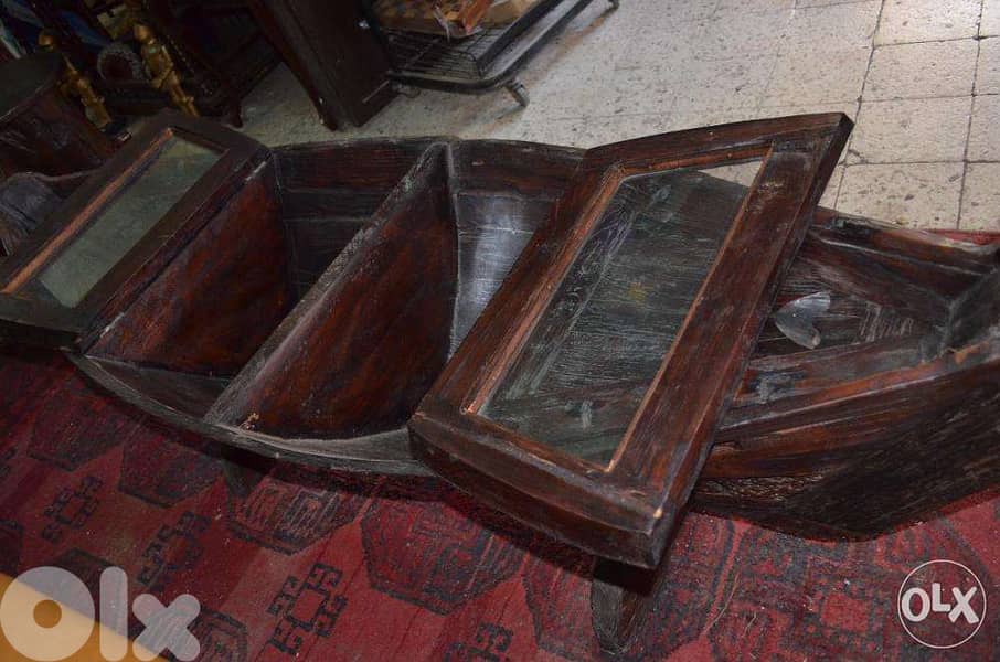 solid wood teak chezlong top leather design ship with teak table same 3