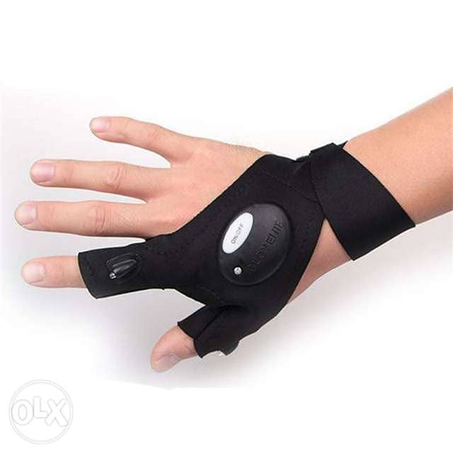 Glove LED Flashlight For Night playing,Limited Quantity. 1