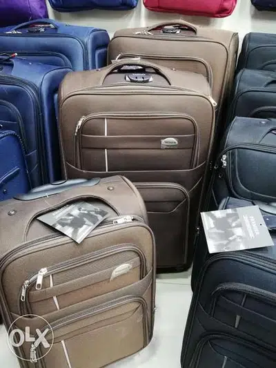 Set of 3 Swiss Travel Bags soft cover 50% Disc 76-969O37