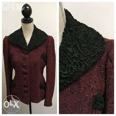 Astrakhan collar / 3 pieces for sale