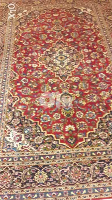 سجادة ايرانية شغل ايد كاشان حلوة نظيفة جديدة غير مستعملة 370×260