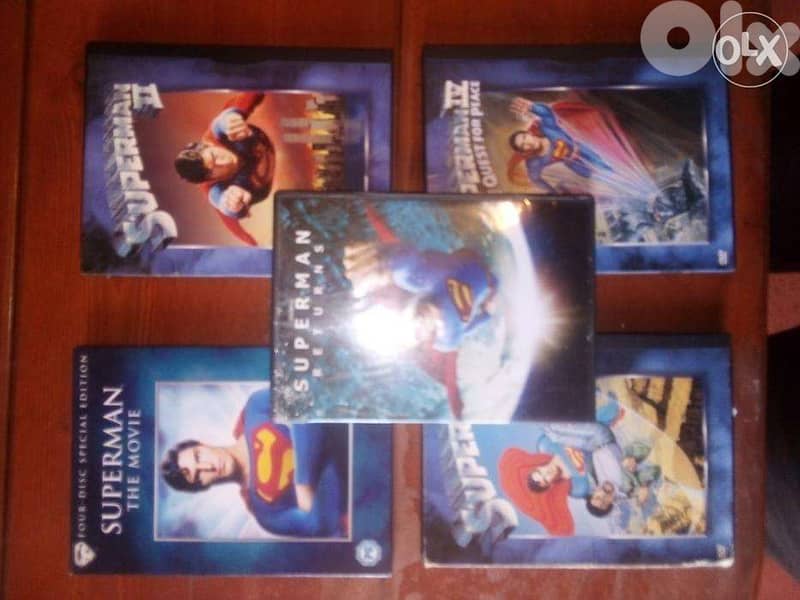Original 5 superman dvd movies 0