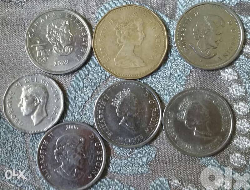 Memorial Canda Coins of different anniversaries 0