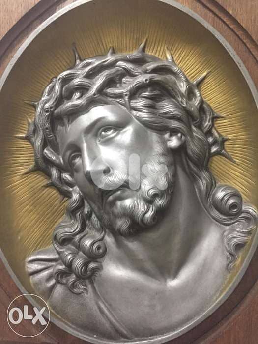 antique big church bronze hand made icon 1