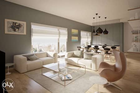 Minimalist double level loft high standard