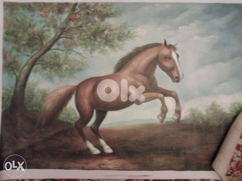 printed on canevas painting size 100*70 excellent condition 0