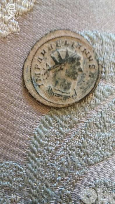 Roman Ancient Coin for Emperor Valerian Bronze Year 253AD 0