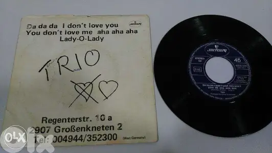 trio da da da 45t vinyl lp
