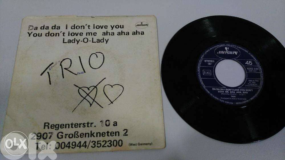 trio da da da 45t vinyl lp 0