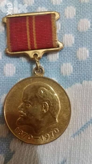 USSR Vladimir Lenin Soviet Union CCCP Medal for his 100 Anniversary 0