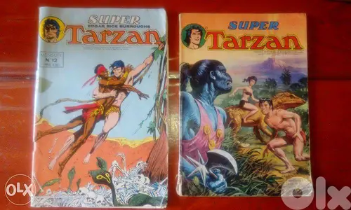 two vintage 70's super tarzan magazines