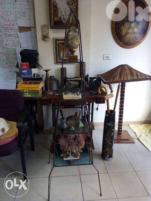 wrought iron Display shelf. 3