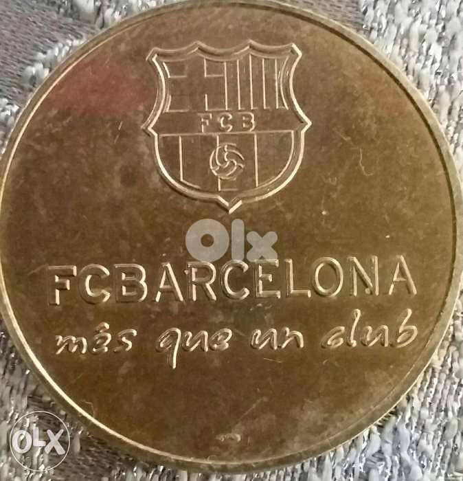 Leonel Messi Memoriap of F. C. Barecelona Bronze Coin 1