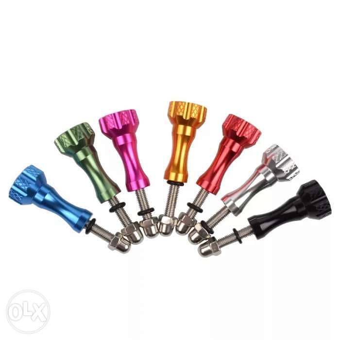 Aluminum Screw coloured 3 pcs for Gopro Camera 0