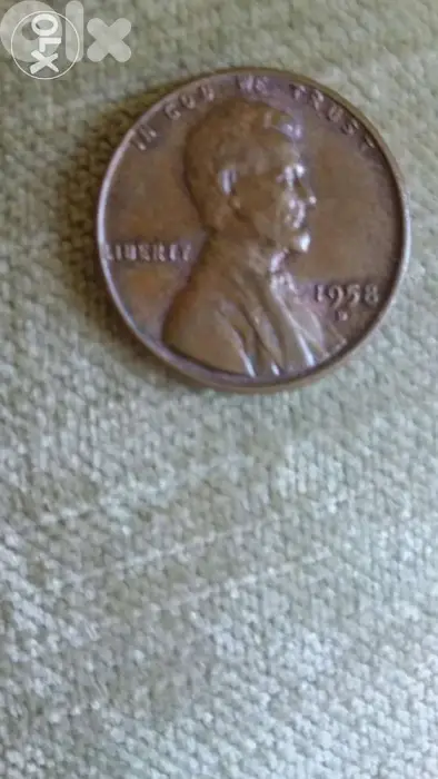 USA Lincoln Wheat Cent Last Denver mint year 1958 D