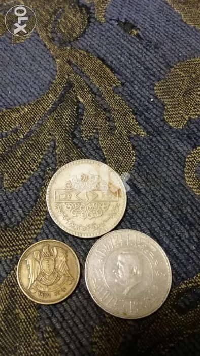3 Syrian Coins 2 Liras and 25 piasters 0