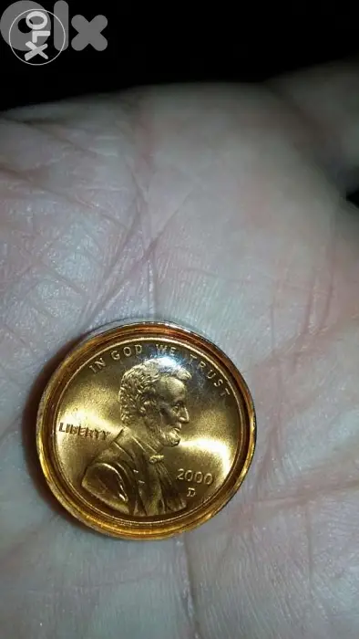 Special Pendant USA Lincoln Cent year 2000D y