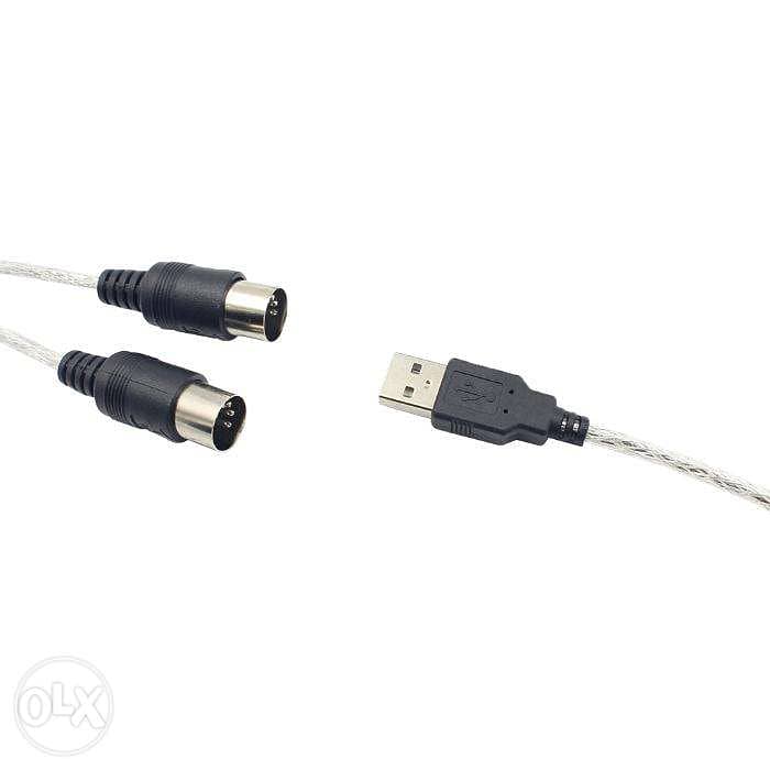Bepro MIDI to USB MIDI Interface 1X1,USB MIDI Converter 1