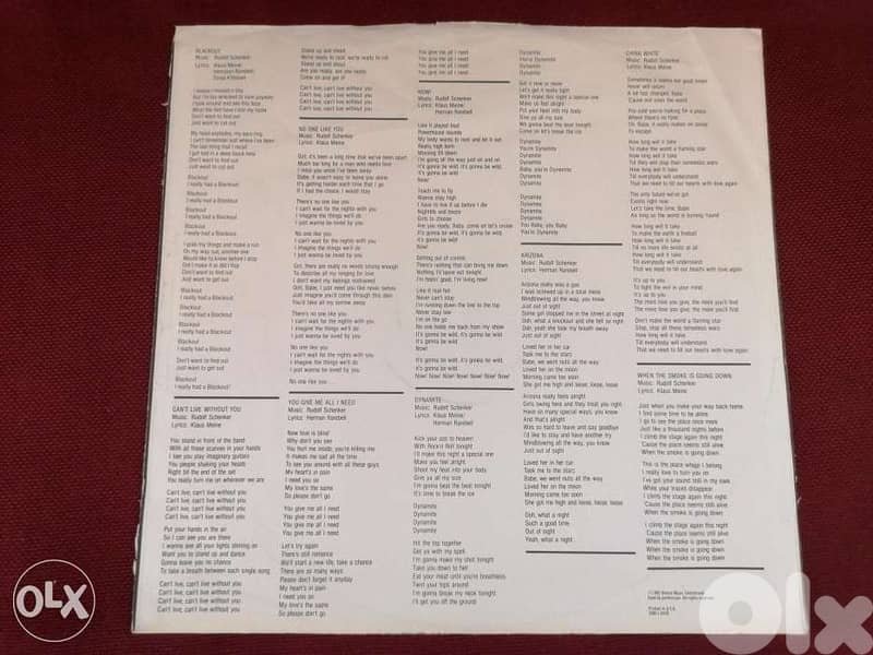 Scorpions - Blackout - Vinyl - 1982 2