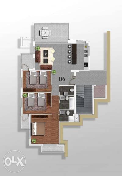 Apartment for Sale with Large Terrace Jbeil - شقق للبيع