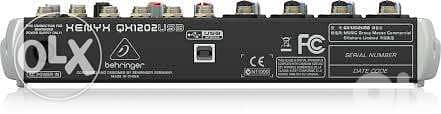Behringer Xenyx QX1202USB Mixer with USB and Effects 12-inputs 1
