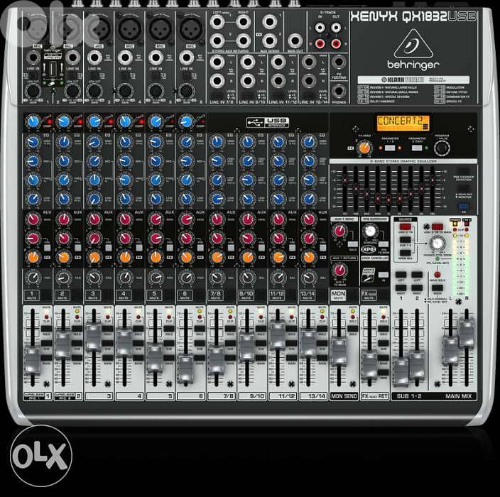 Behringer Mixer QX1832USB Boxed & new, Analog Mixer 1