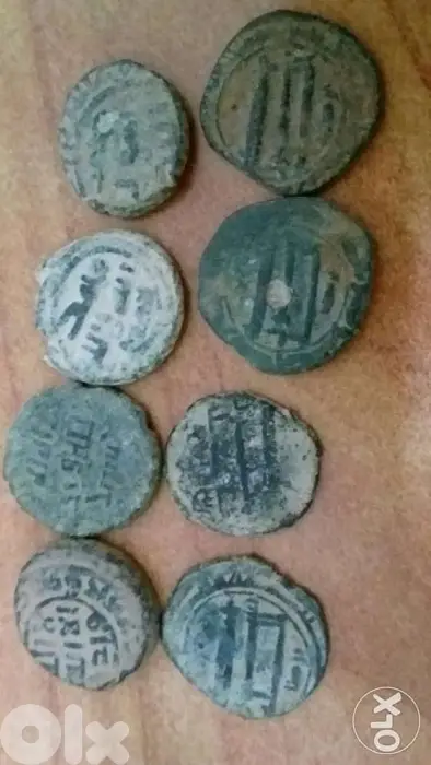 Set of eight Islamic Umayi & Abassi Bronze Coins year77 AH & above