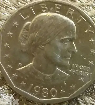 1 USA Dollar Suzan Anthony yeatlr 1980