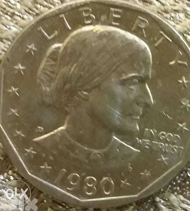 1 USA Dollar Suzan Anthony yeatlr 1980 0