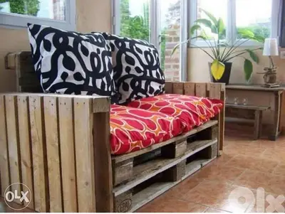 Sofa artistic pallet wood صوفا كنبة خشب