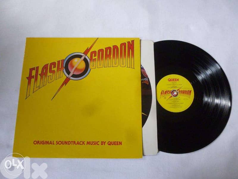 flash gordon soundtrack by queen vinyl EMI france 0