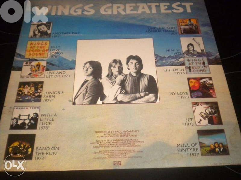 wings greatest vinyl 1978 - Paul McCartney 1