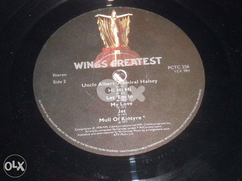 wings greatest vinyl 1978 - Paul McCartney 2