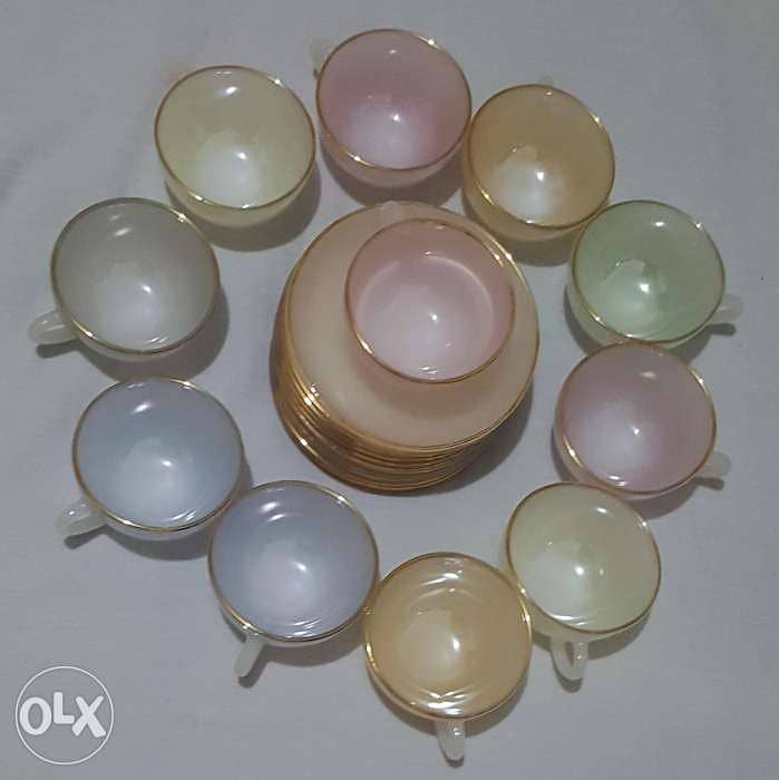 Pretty coffee cups verry hay quality 24k. gold plated/ 55$ only 1
