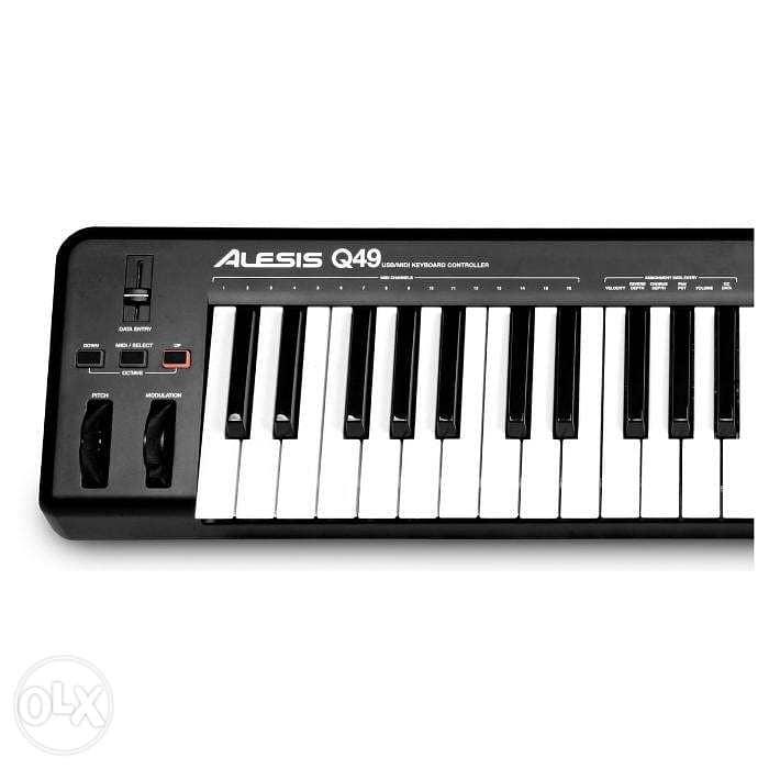 Alesis Q49 USB/MIDI 49-Key Keyboard Controller , pro Midi controller 5
