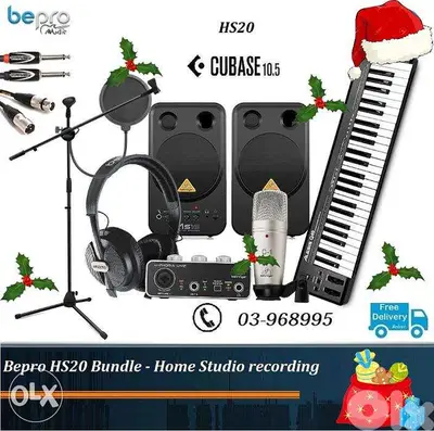Bundle HS20 Home recording Studio,Home Studio recording, Professional