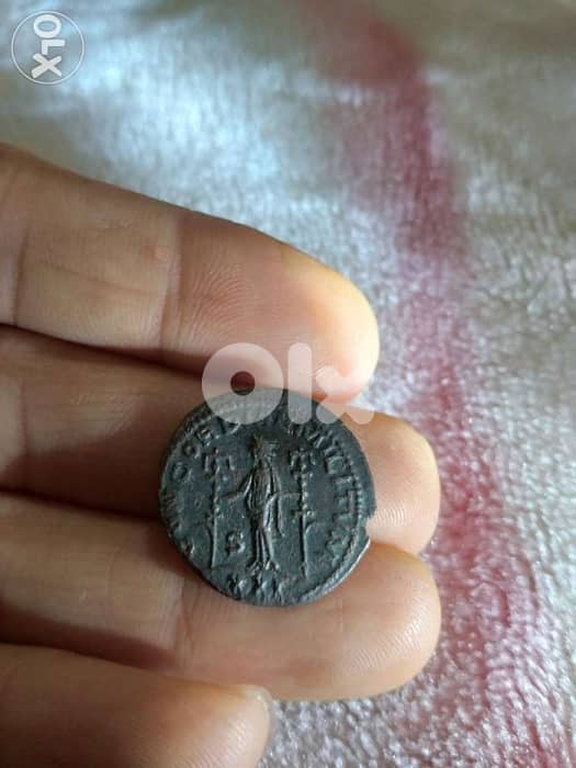 Ancient Roman Bronze Coin Emperor Constantine The great year 307 AD 1