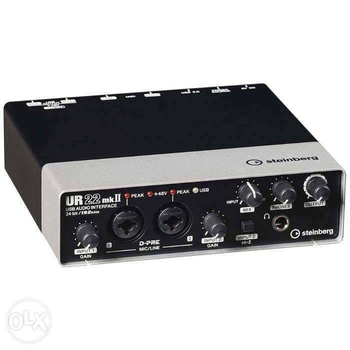 Steinberg UR22MKII 2-Channel USB Audio Interface, Like new. 1