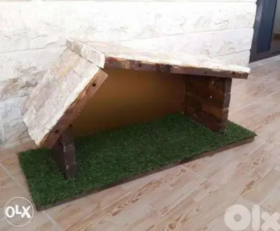 Christmas cave wood & stone