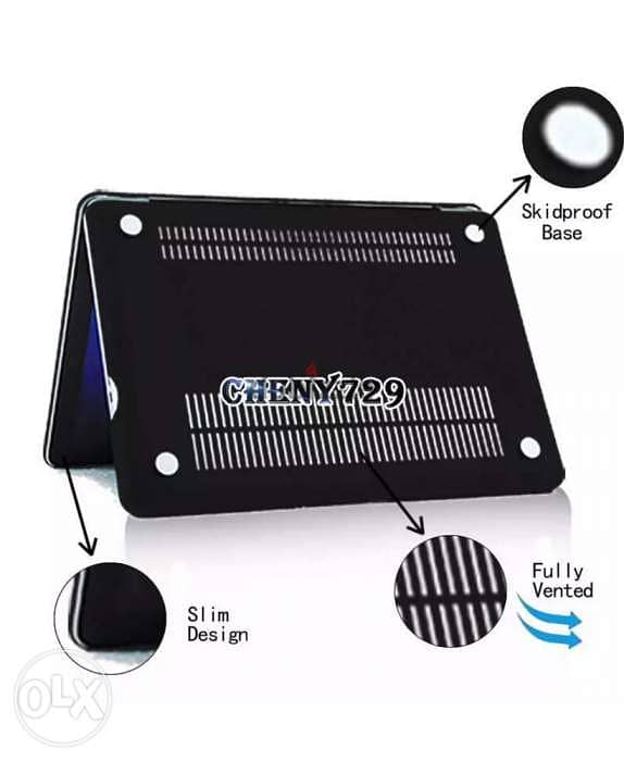 Rubberized Case Cover For Apple MacBooks 3
