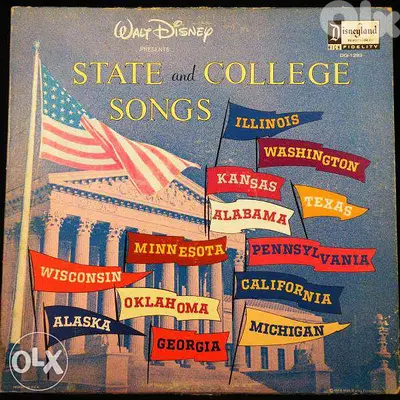 disney state and college songs