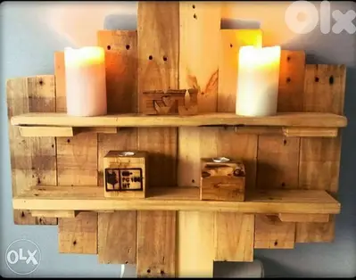 خشب لمبة ديكور كبيرة wood wall lamp decoration