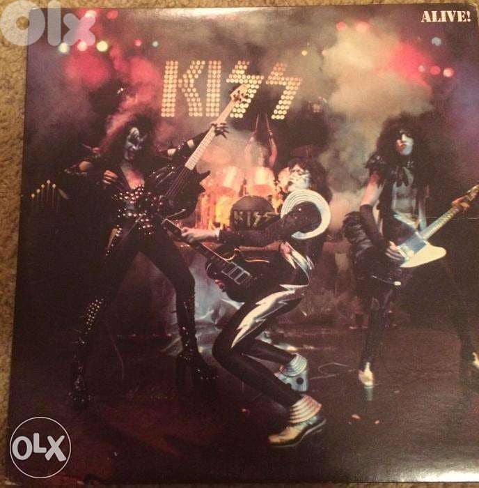 kiss alive 1975 casa mint condition double records gatefold + booklet 0