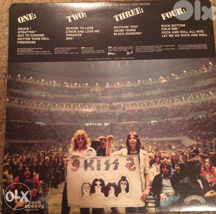 kiss alive 1975 casa mint condition double records gatefold + booklet 1