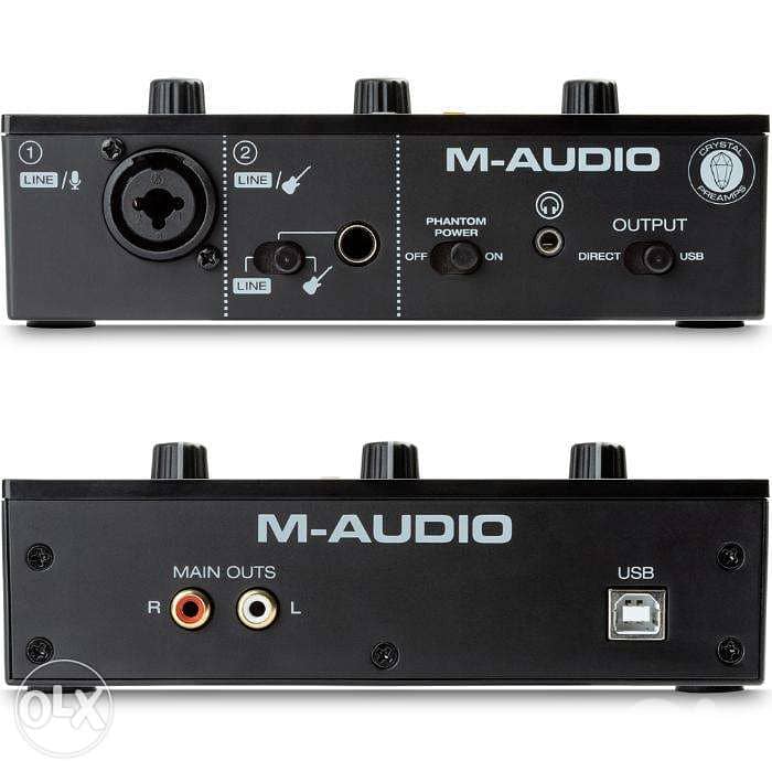 M-Audio M-Track Solo USB Audio Interface,2-in/2-out 2-channel,maudio 1