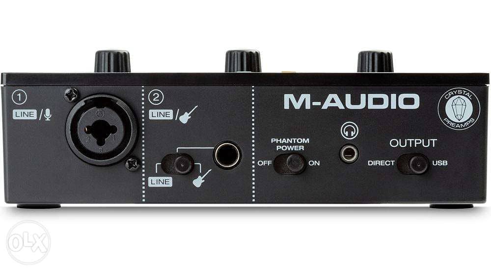 M-Audio M-Track Solo USB Audio Interface,2-in/2-out 2-channel,maudio 3