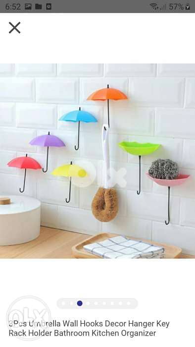 Colorful umbrellas strong hooks hangers 1 for 1$ 6