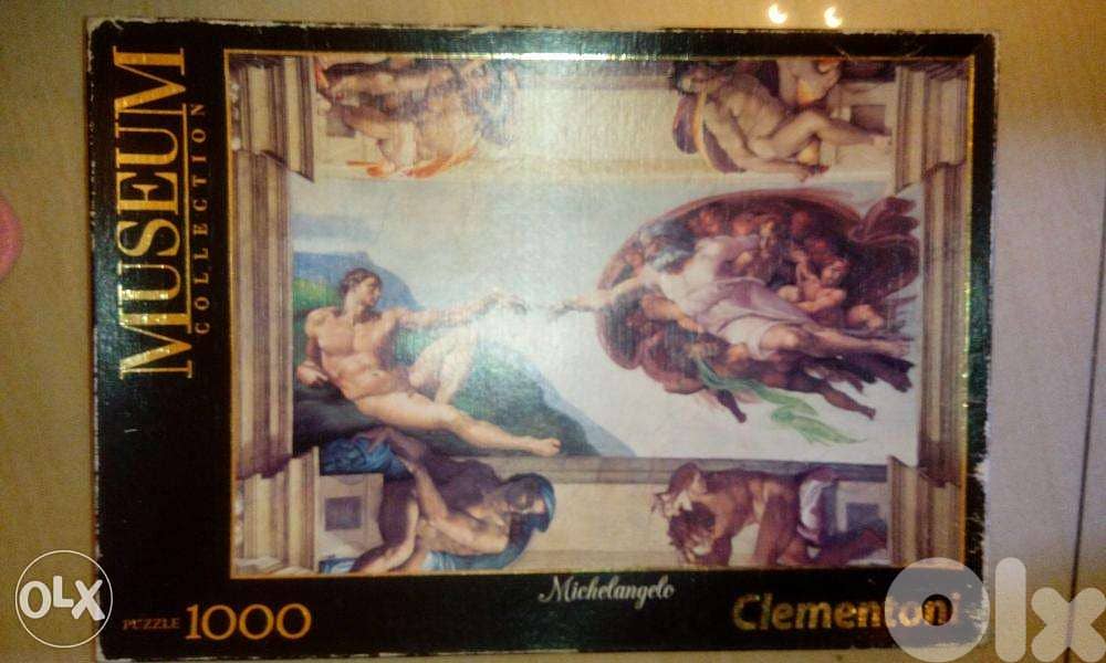 clementoni museum collection puzzle 1000pcs adam creation 0