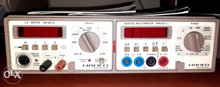 Hameg measuring devices for home audio and TV repair